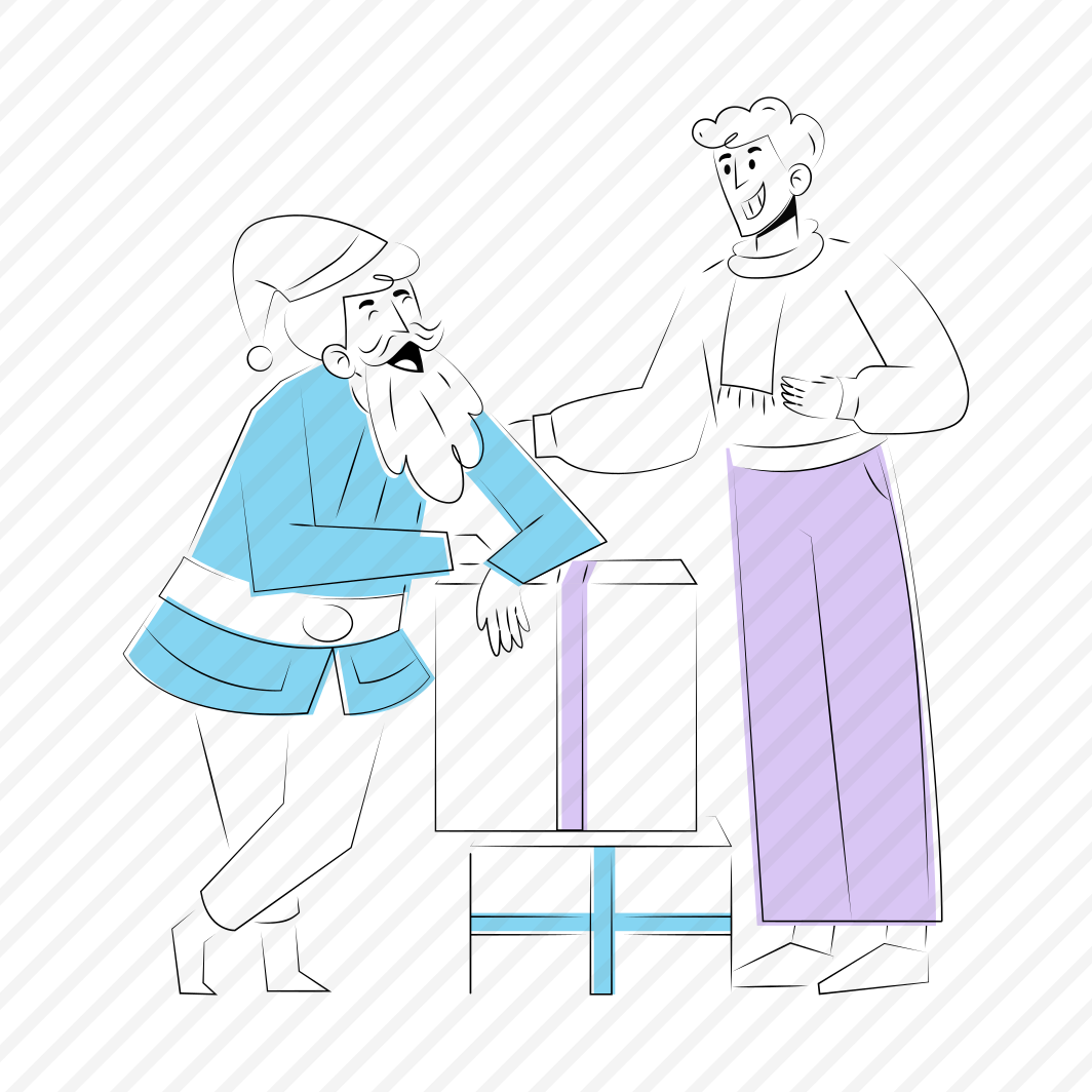 Santa Friends, Fun, Entertaining, Laughing, Celebration preview