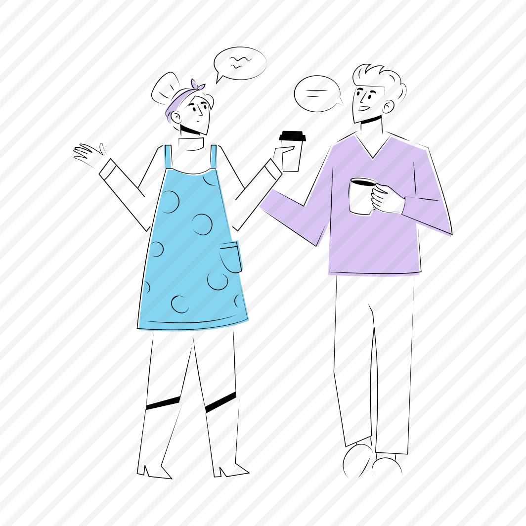 Chatting, Talking, Conversation, Friends, Drinking Coffee preview