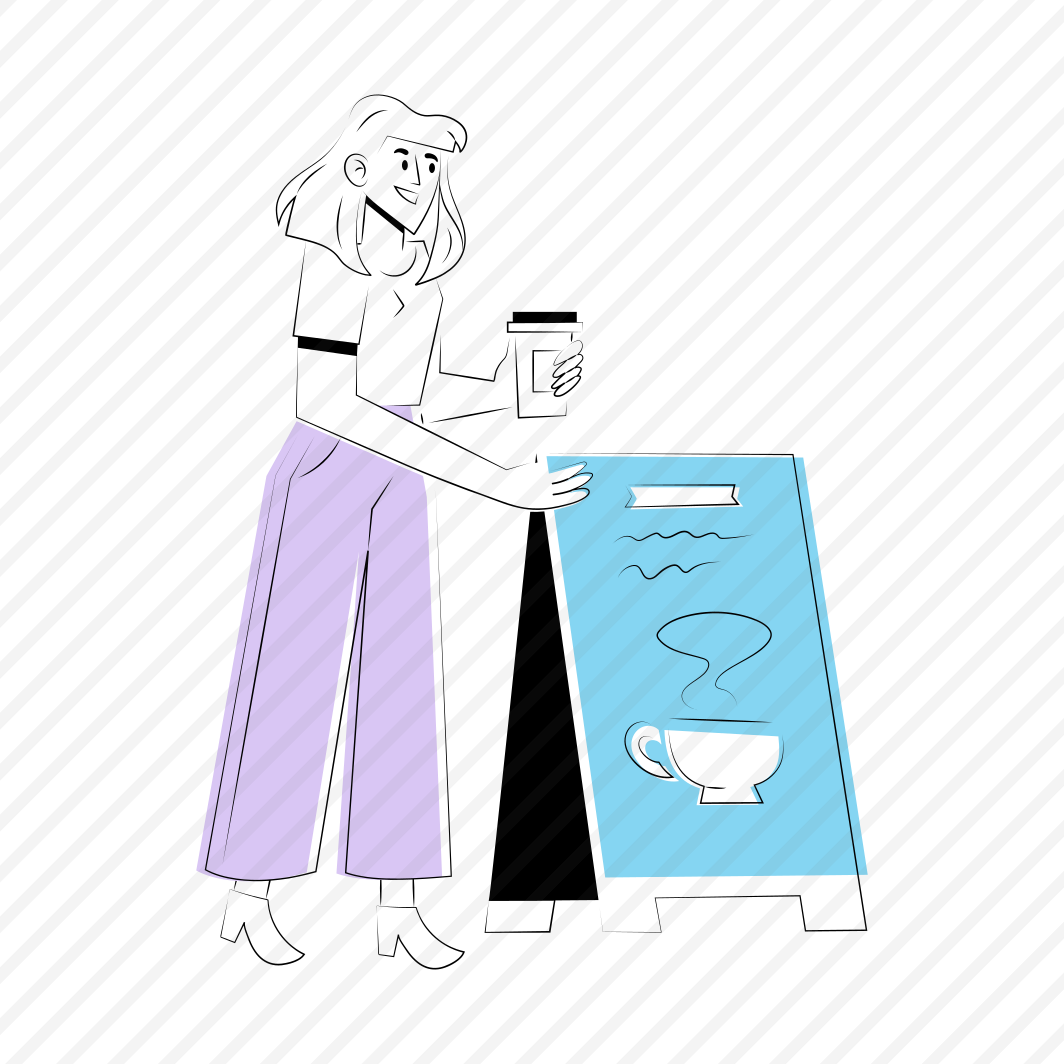 Coffee Board, Sign, Signage, Cafe, Shop preview