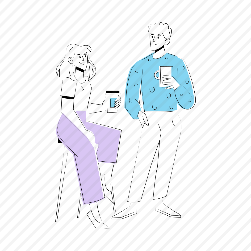 Coffee Gossip, Talking, Conversation, Friends, Drinking Coffee preview