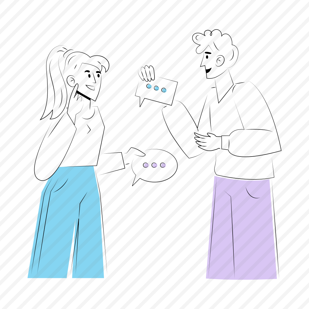 Exchanging Thoughts, Ideas, Conversation, Talking, Chat preview