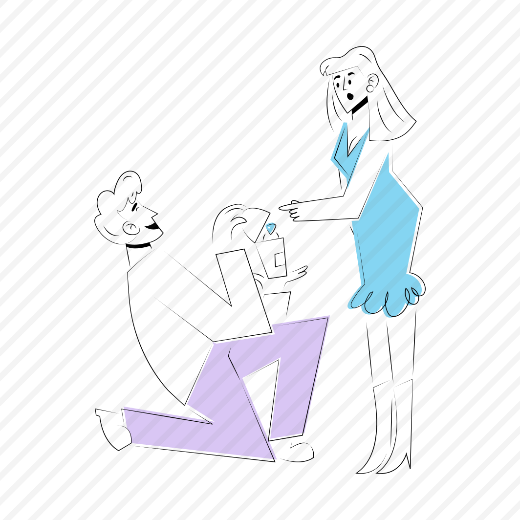 Proposal, Affection, Couple, Moment, Confession preview