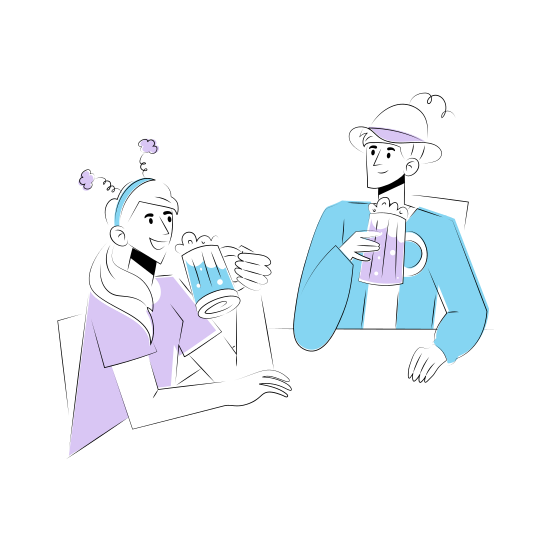 Beer Festival, Wine, Beverage, Drink, Celebration illustration