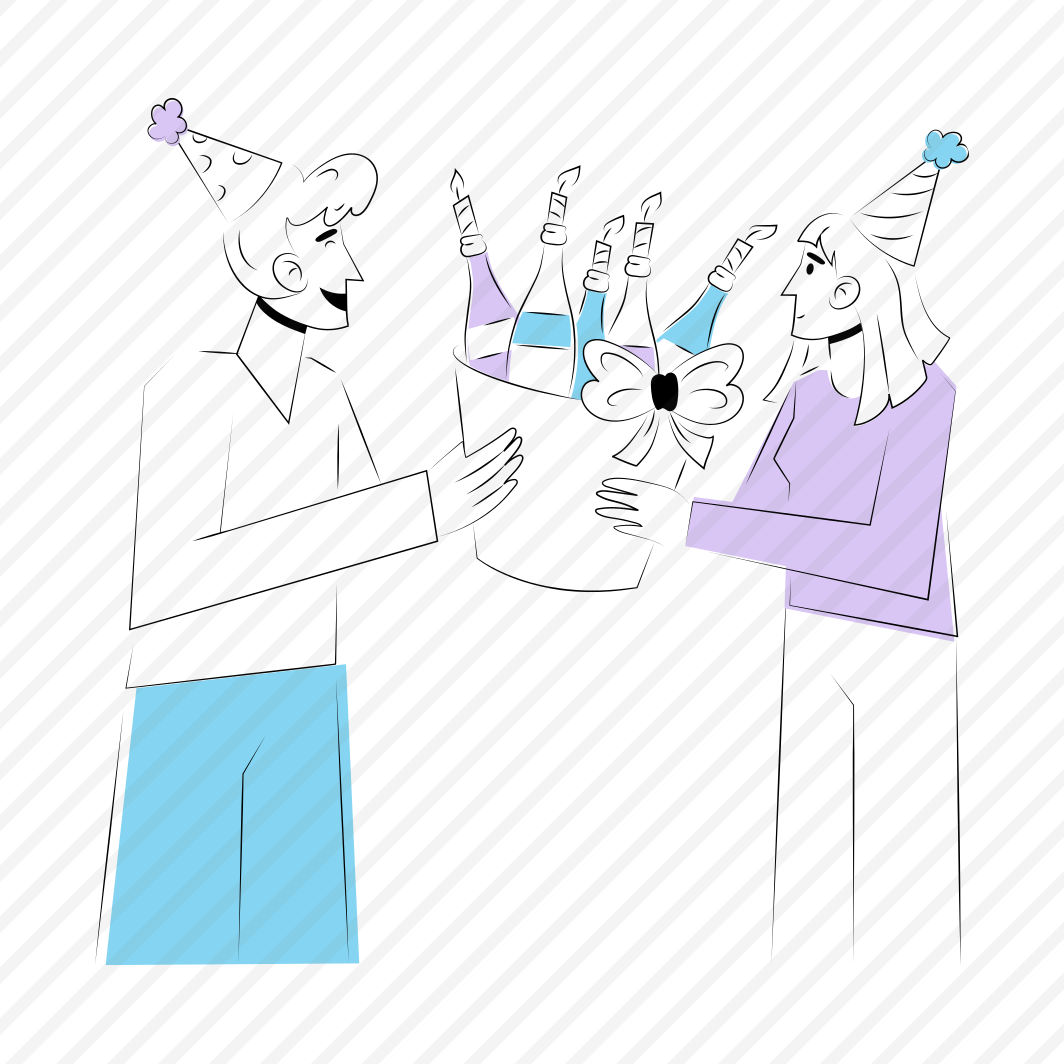 Birthday Present, Champagne Basket, Drinks, Present, Surprise preview