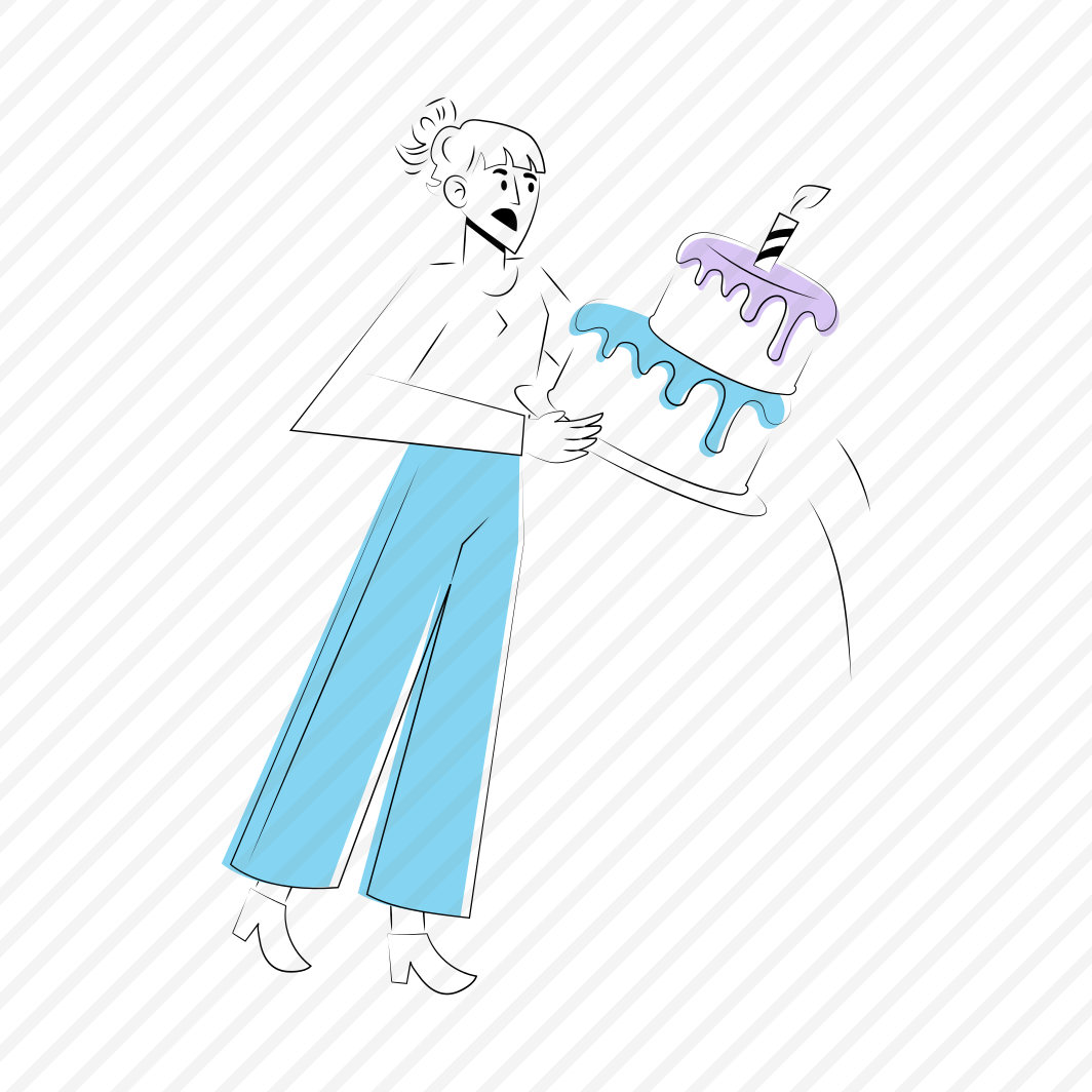 Cake Drop, Falling, Mishap, Birthday, Celebration preview