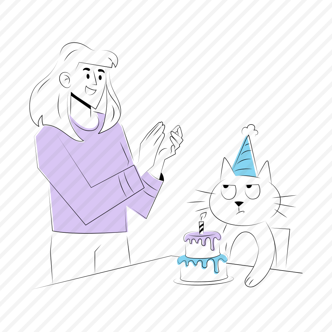Cat Birthday, Pet, Animal, Celebration, Party preview