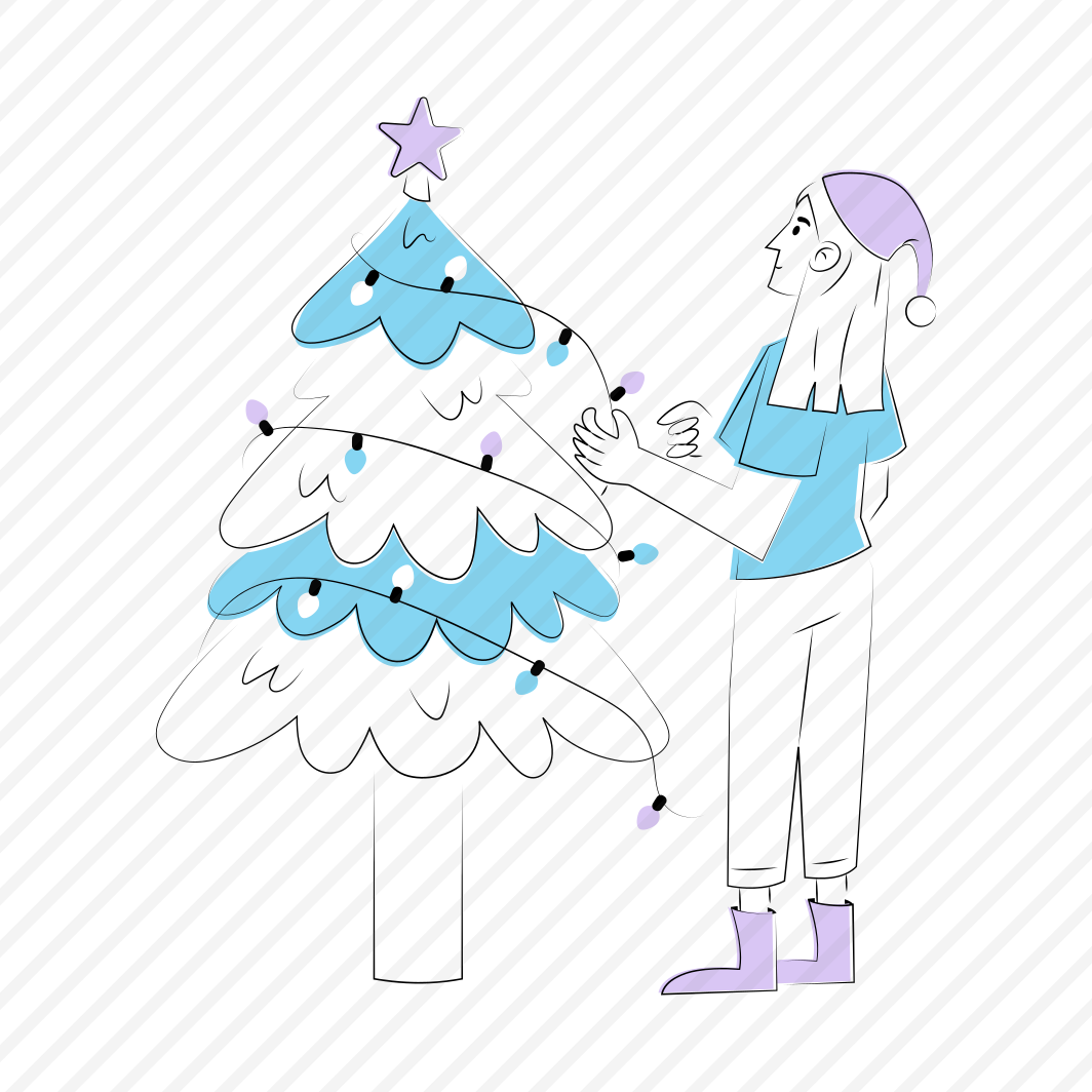 Decorating Tree, Christmas, Celebration, Festive, Party preview