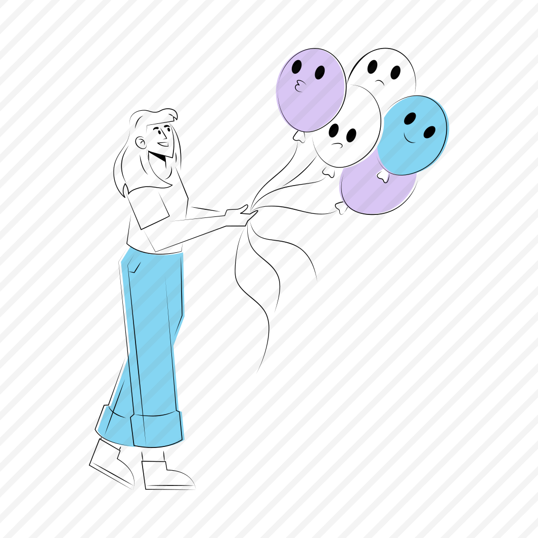 Holding Balloons, Inflatable, Decoration, Celebration, Party, preview