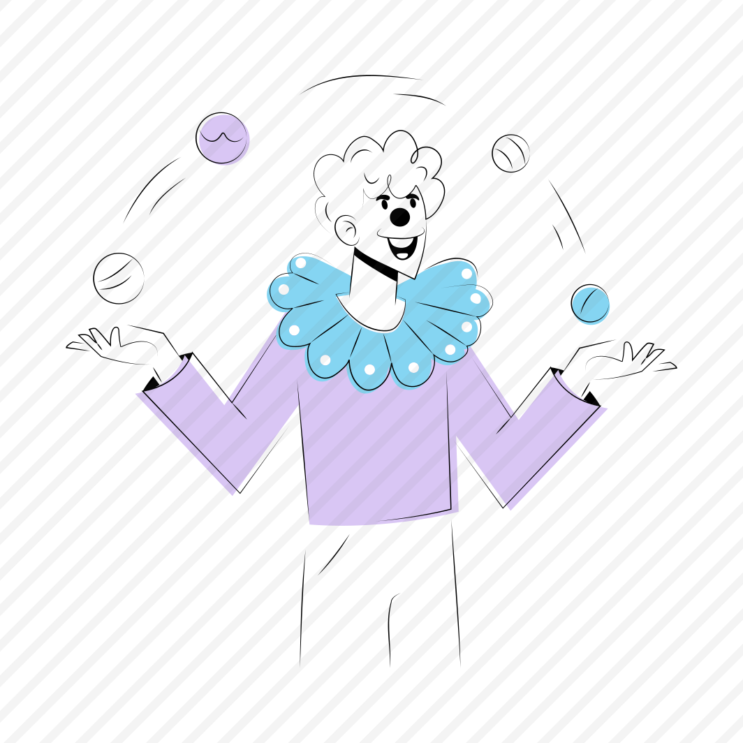 Juggling Balls, Jester, Clown, Entertainer, Fun preview