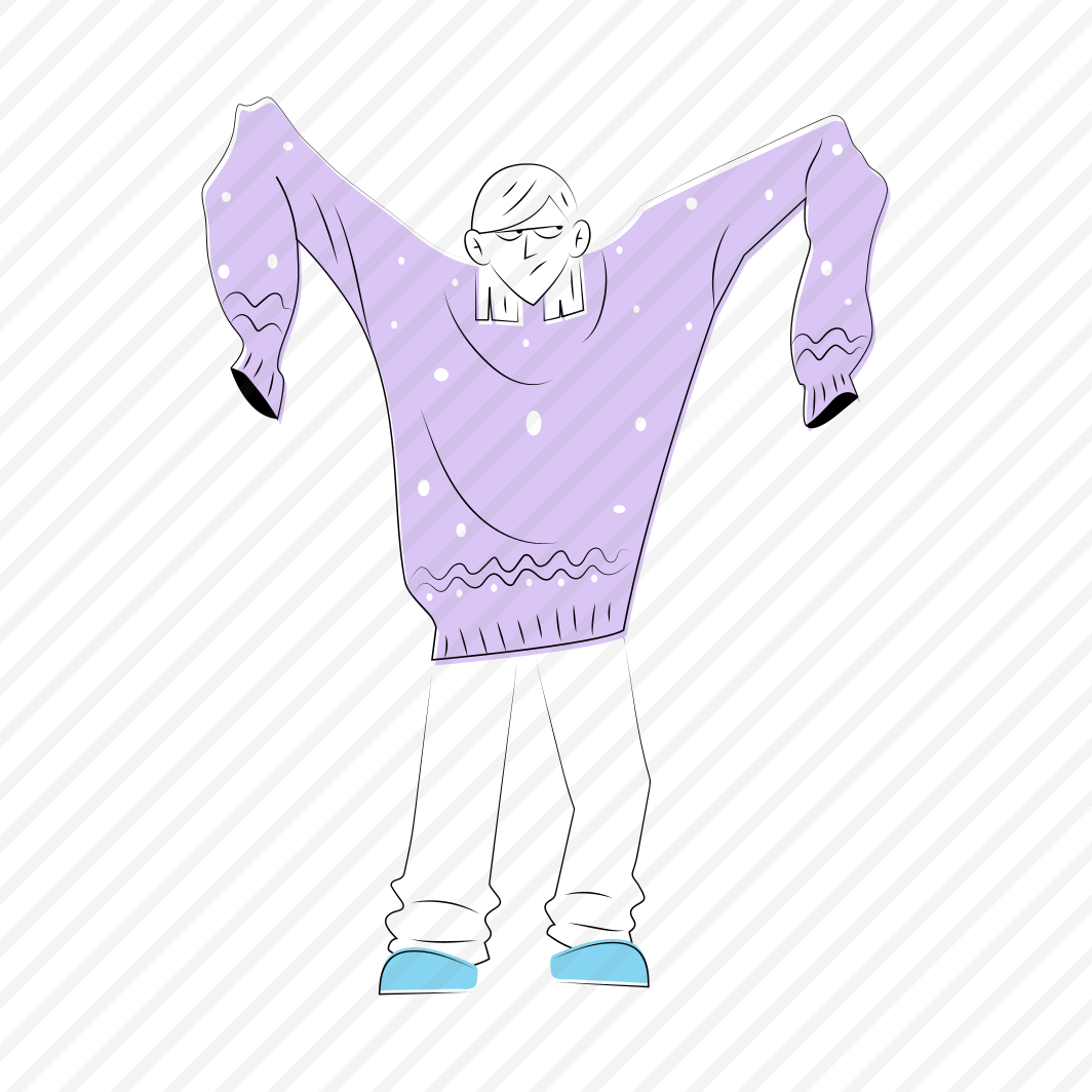 Larger Sweater, Cloth, Outerwear, Winter Fashion, Christmas preview