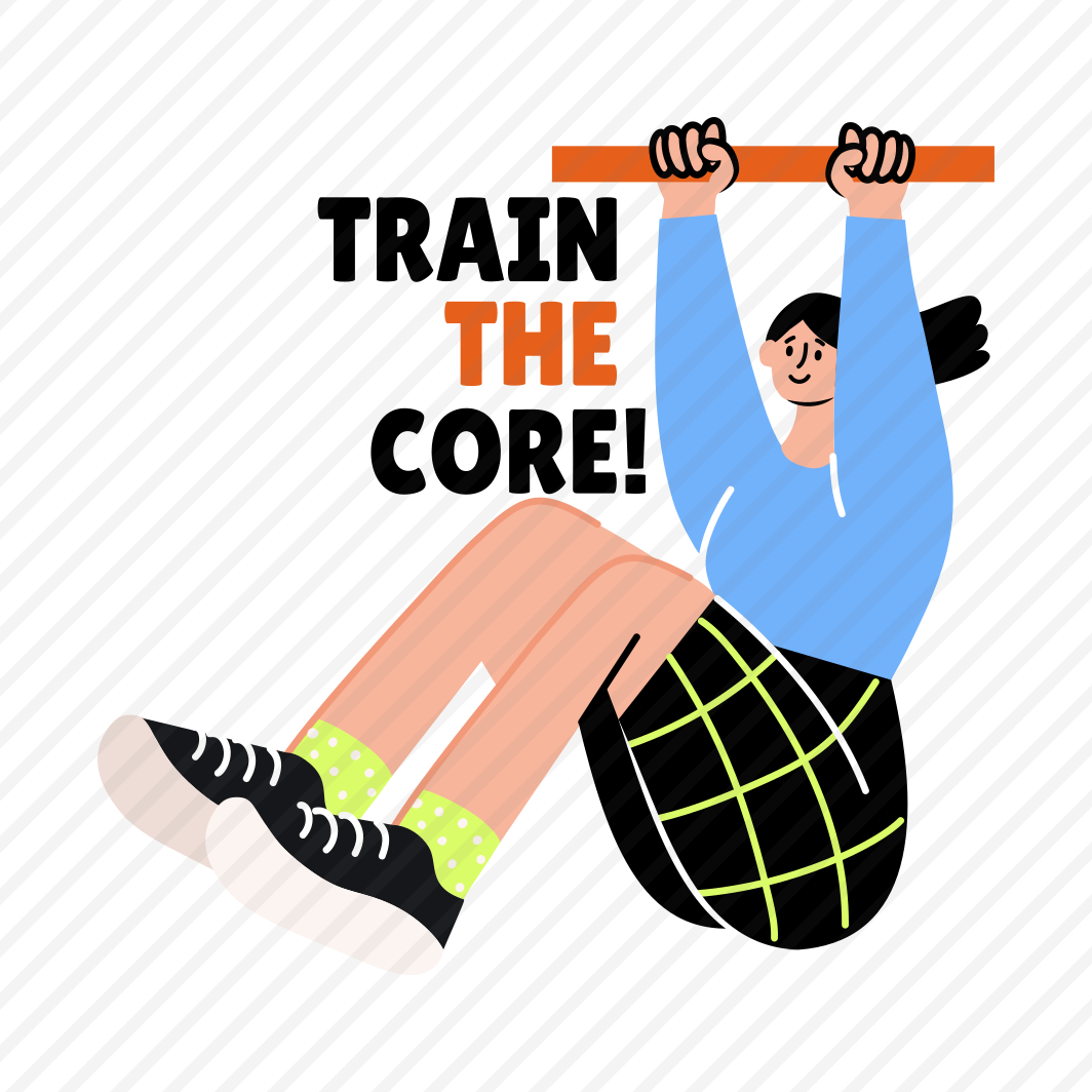 Abs Workout, Fitness, Exercise, Crunches, Typography preview