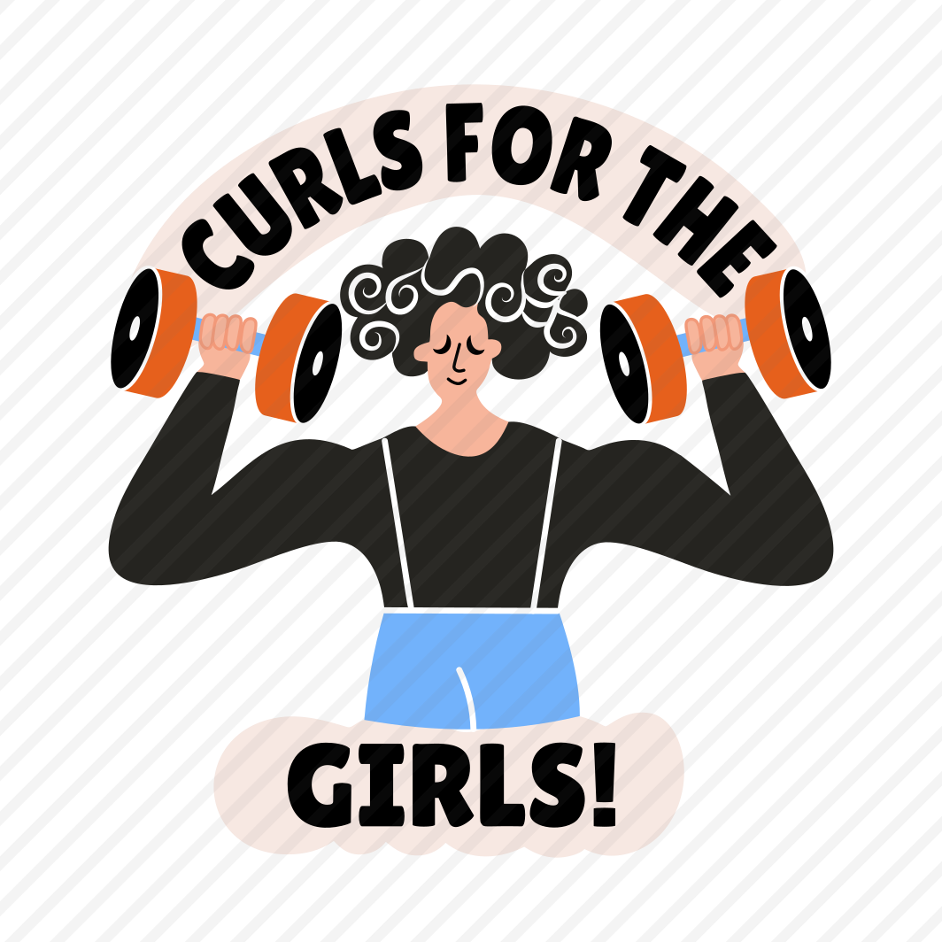 Arm Workout, Dumbbells, Fitness, Exercise, Typography preview