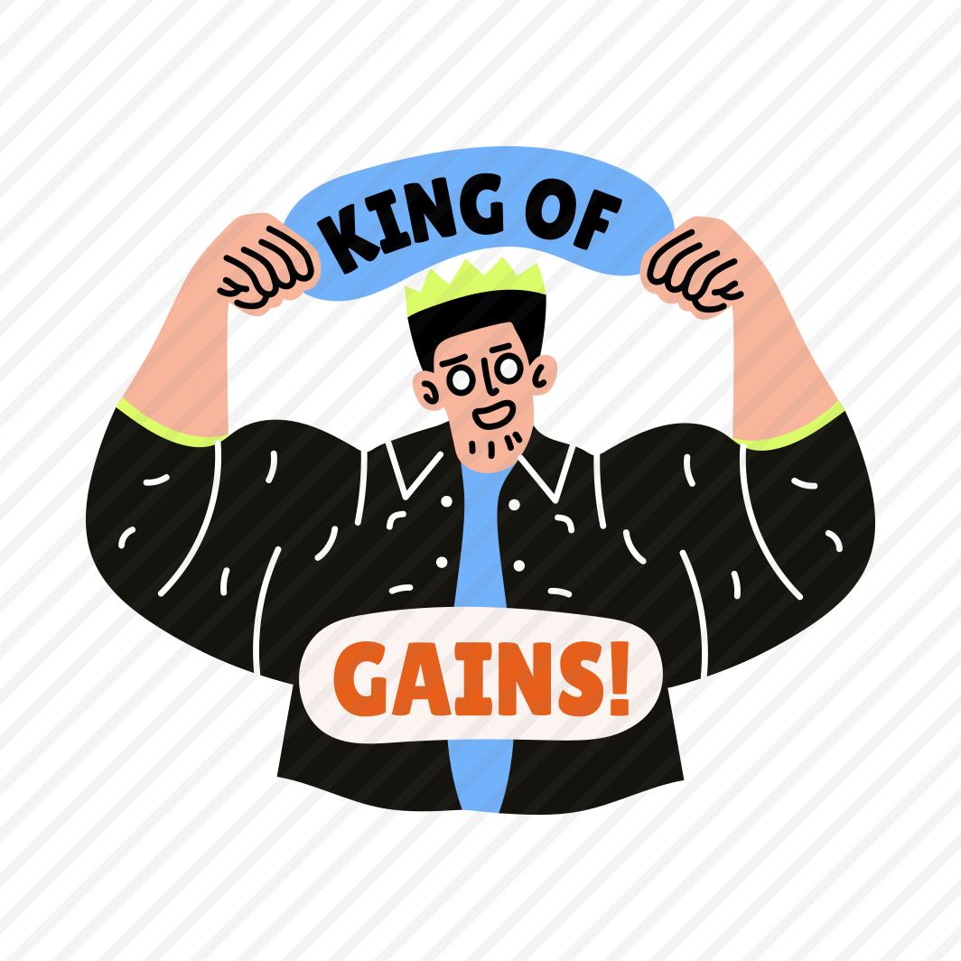 Body Gain, Biceps, Workout, Fitness, Typography preview