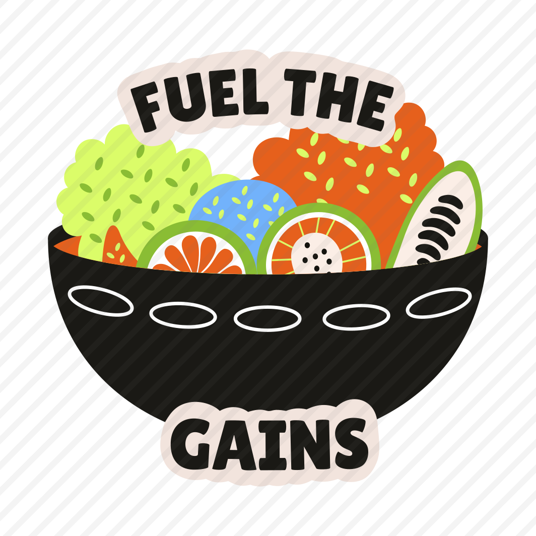 Diet Bowl, Food, Grains, Fitness, Typography preview