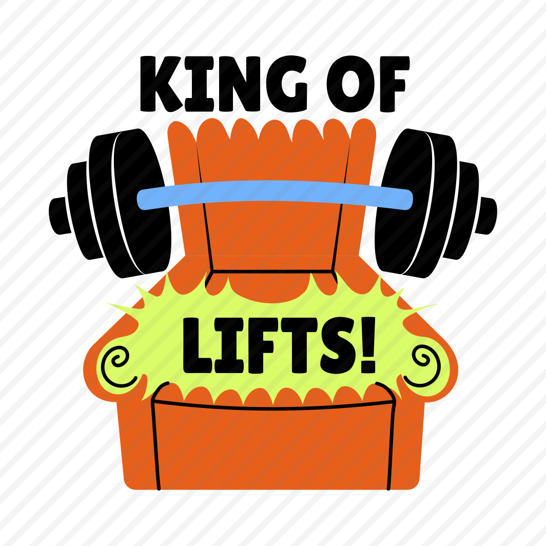 Dumbbell, Barbell, Fitness, Workout, Typography preview