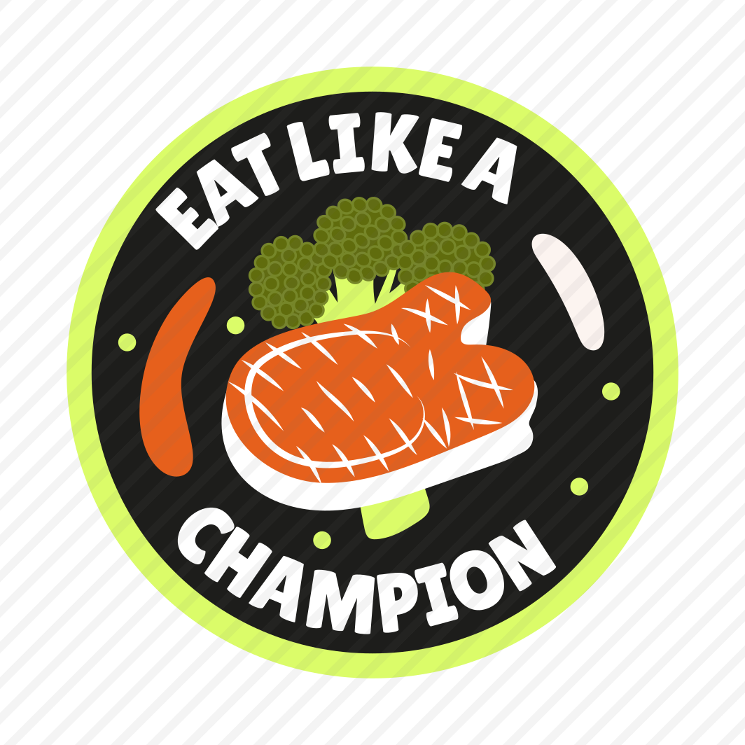 Fitness Meal, Food, Champion, Healthy, Typography preview