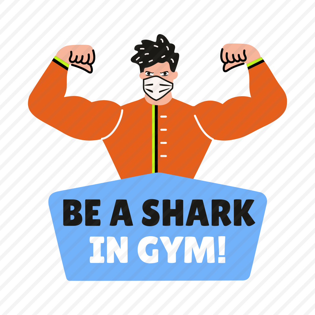 Gym Fitness, Workout, Muscles, Gym, Typography preview