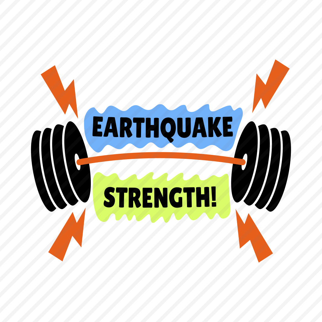 Heavy Barbell, Fitness, Exercise, Dumbbell, Typography preview