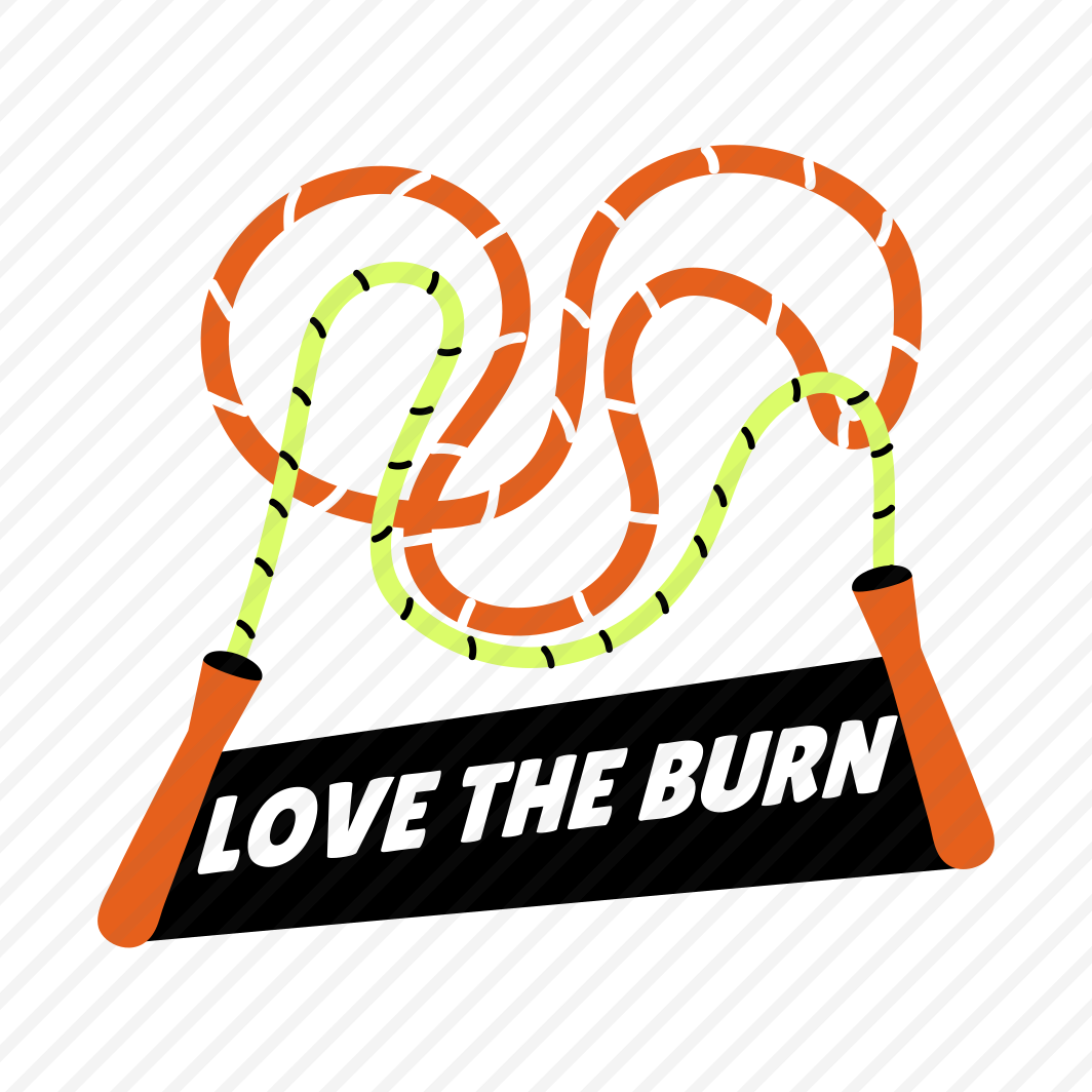 Jump Rope, Cardio, Fitness, Workout, Typography preview