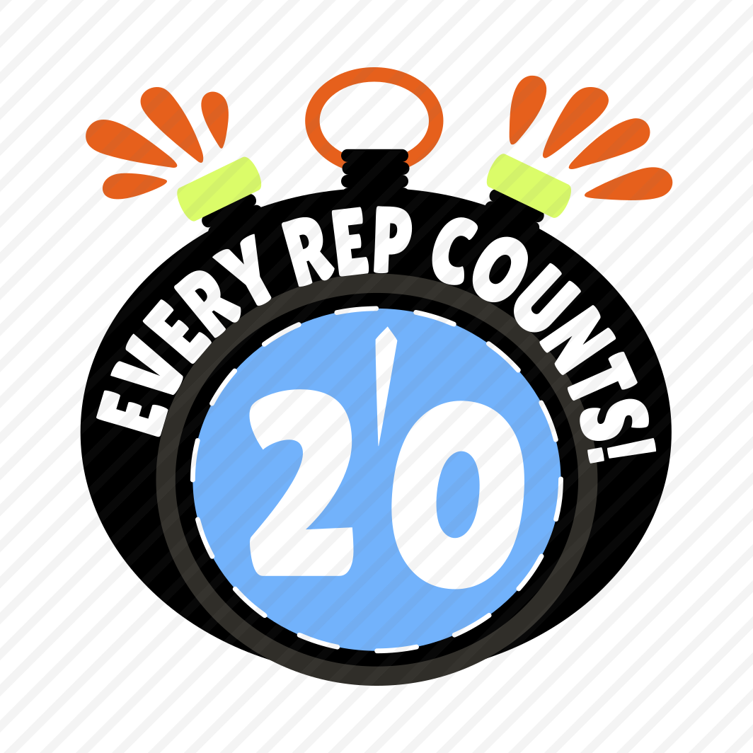 Stopwatch, Timer, Count, Workout, Typography preview