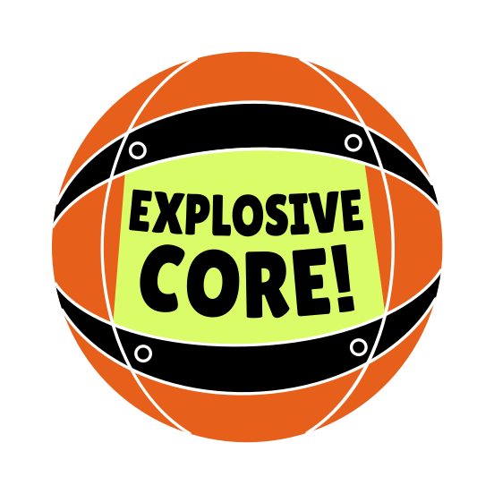 Yoga Ball, Fitness, Workout, Gymball, Typography illustration