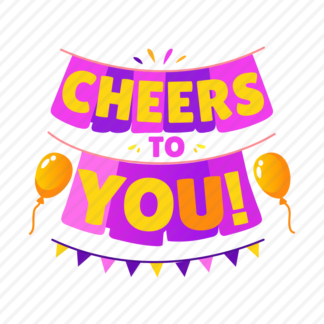 Birthday Cheers, Confetti, Banner, Party, Celebration preview