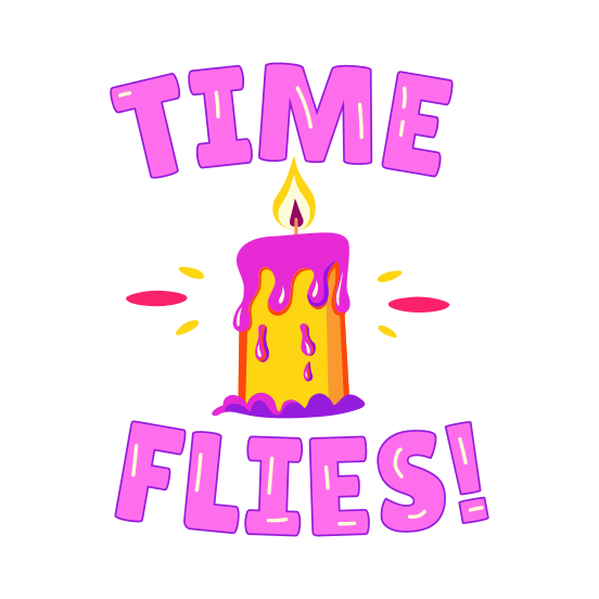 Burning Candle, Melting, Illuminance, Light, Birthday illustration