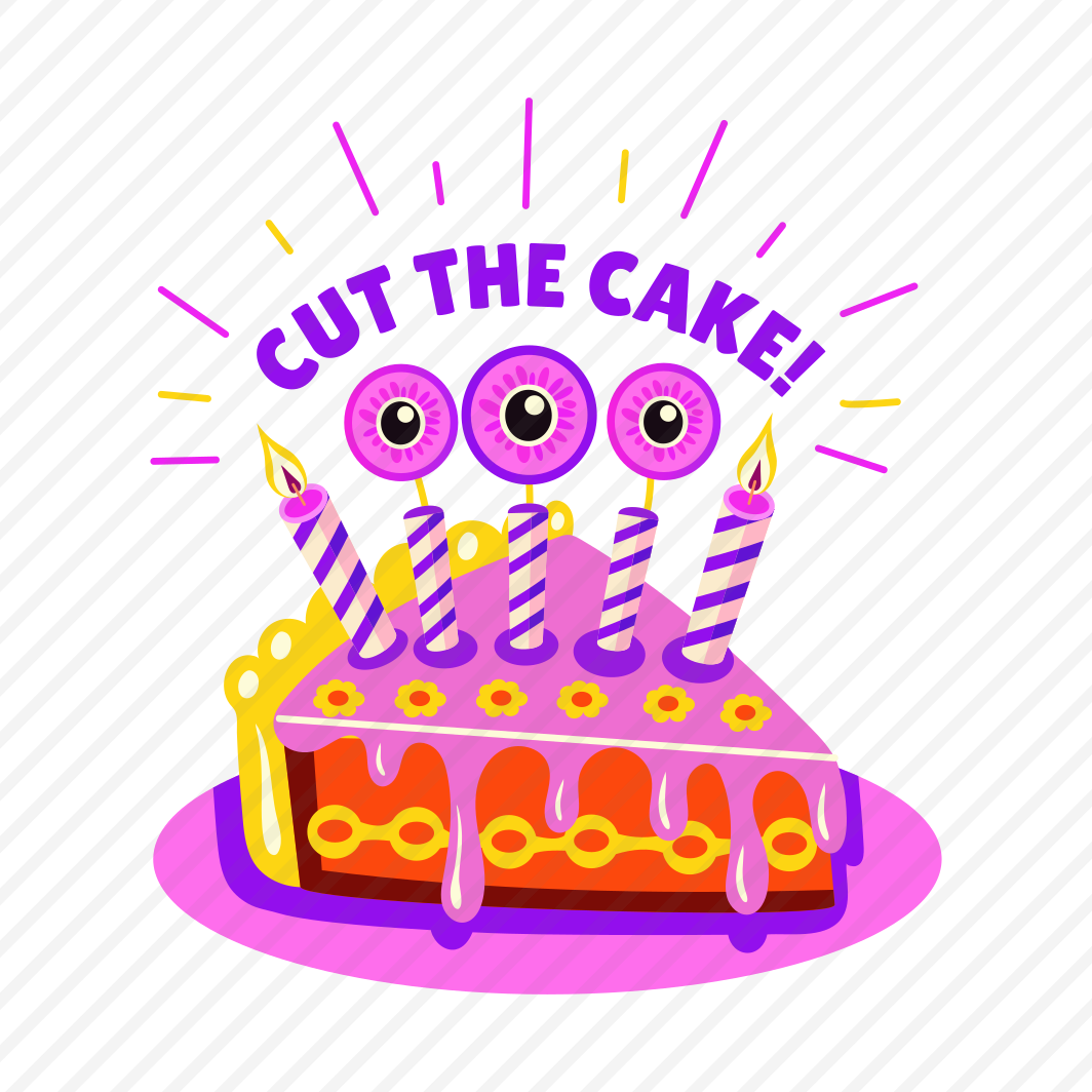 Cake Slice, Frosting, Decorated, Dessert, Sweet preview