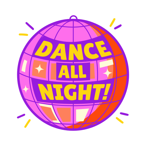 Disco Ball, Light, Sparkling, Celebration, Party illustration