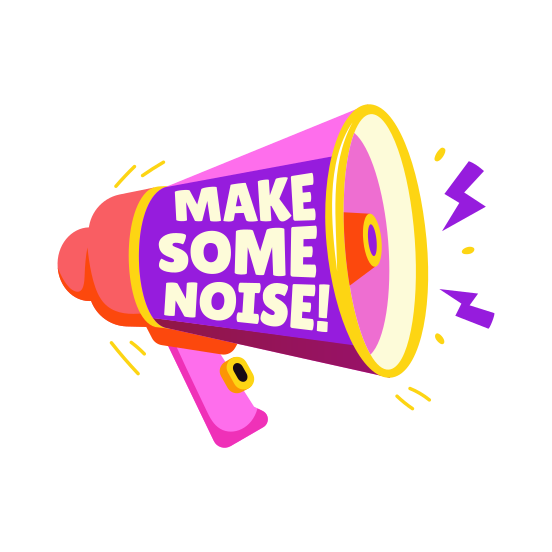 Noisemaker, Sound Maker, Loudspeaker, Celebration, Party illustration