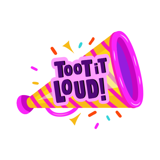 Party Blast, Announcement, Festive, Confetti, Party, illustration