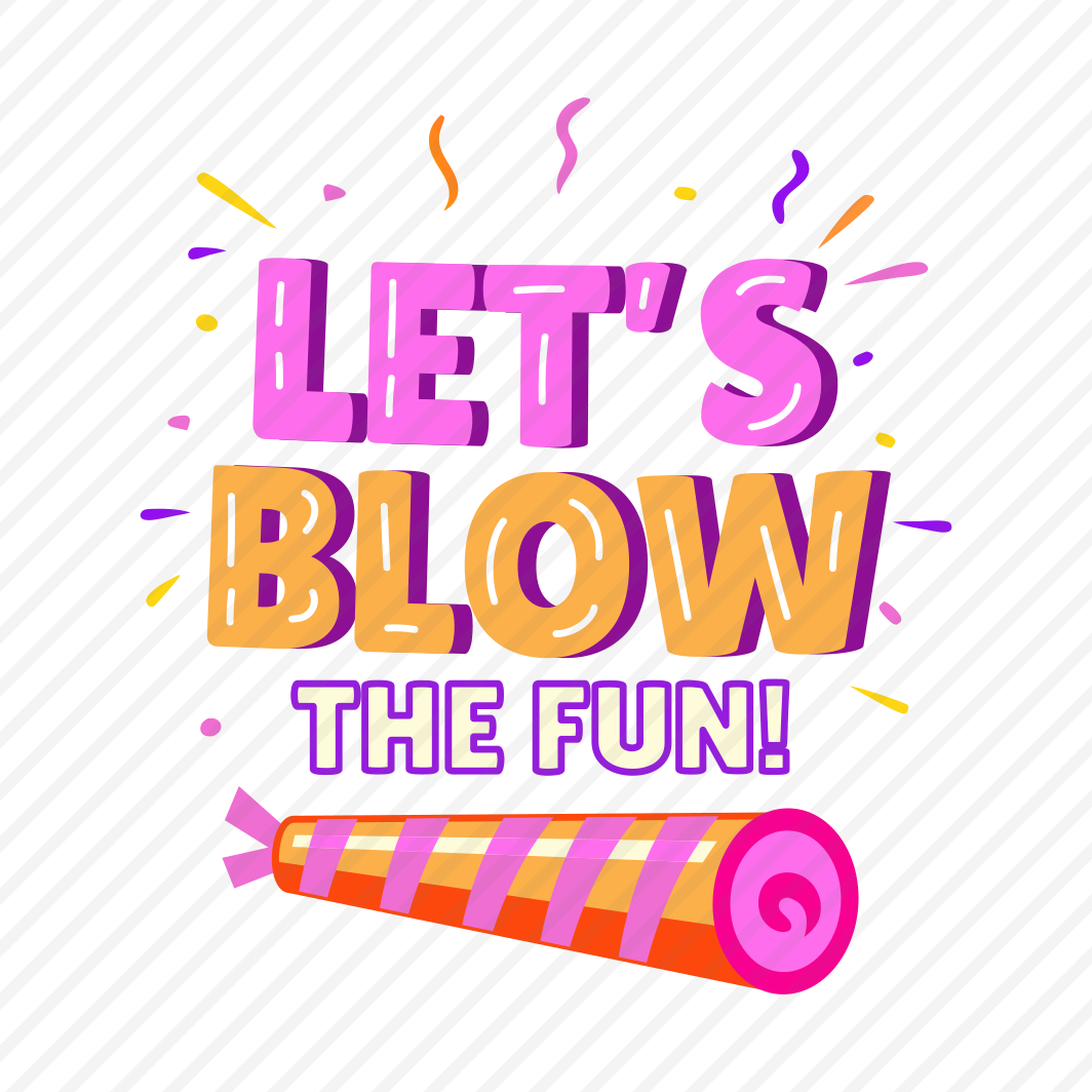 Party Blast, Party, Confetti, Celebration, Typography preview