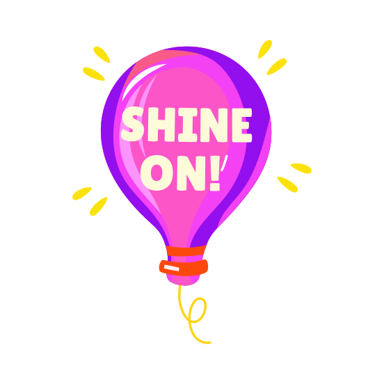 Shine On, Bulb, Light, Luminance, Party illustration