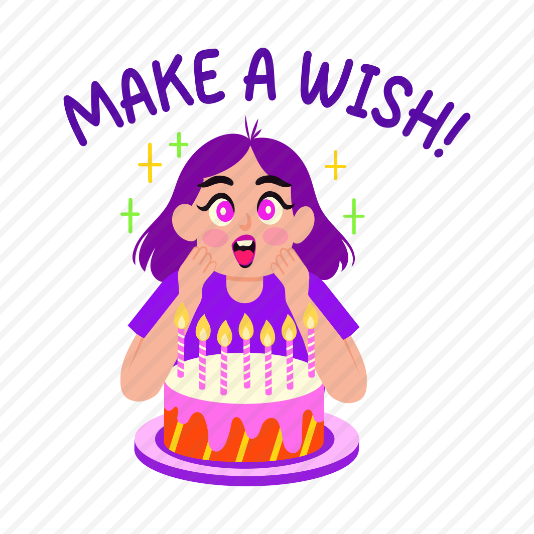 Sweet Wishes, Candles, Blowing, Happy, Joyful preview