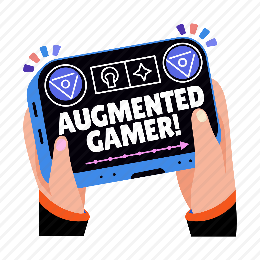 Augmented Game, Handheld, Gadget, Gaming, Typography, preview
