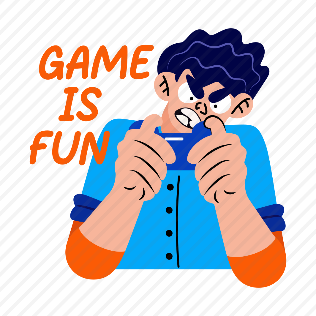 Fun Game, Playing, Enjoyment, Entertainment, Typography preview