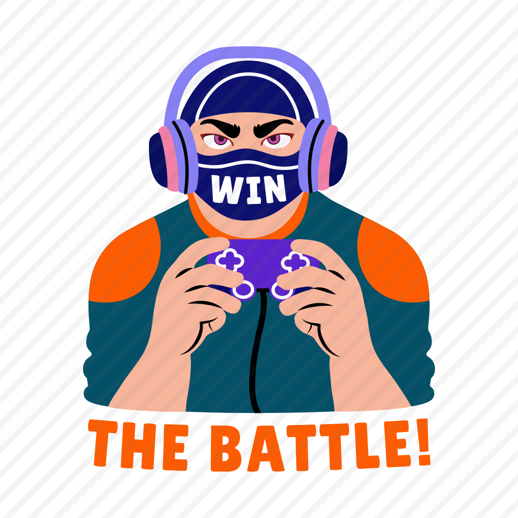 Game Character, Gamepad, Controller, Character, Playing preview