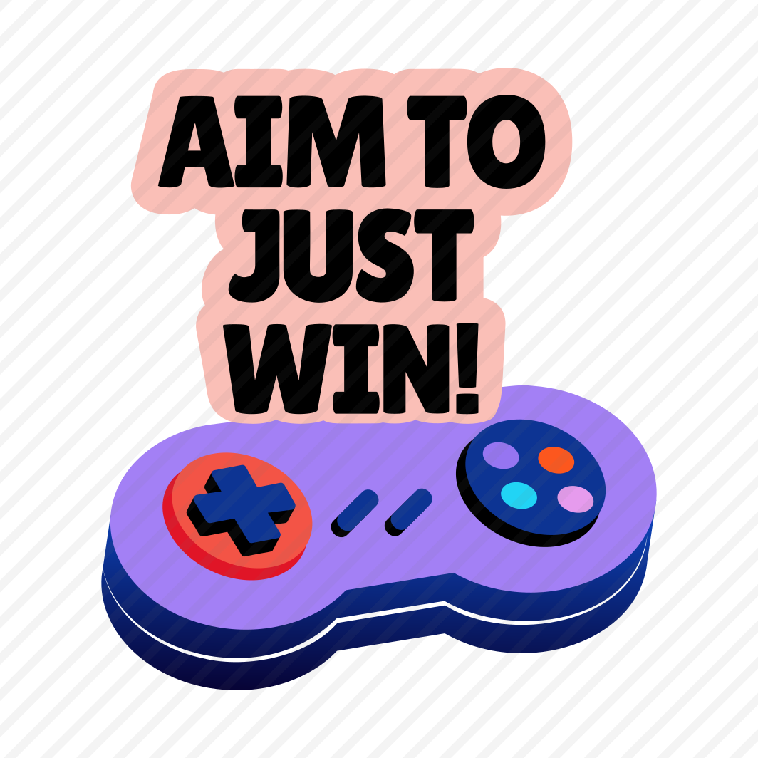 Gamepad, Joypad, Device, Gaming, Typography, preview