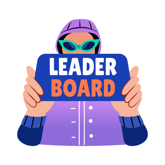 Holding Sign, Banner, Displaying, Showing, Typography illustration