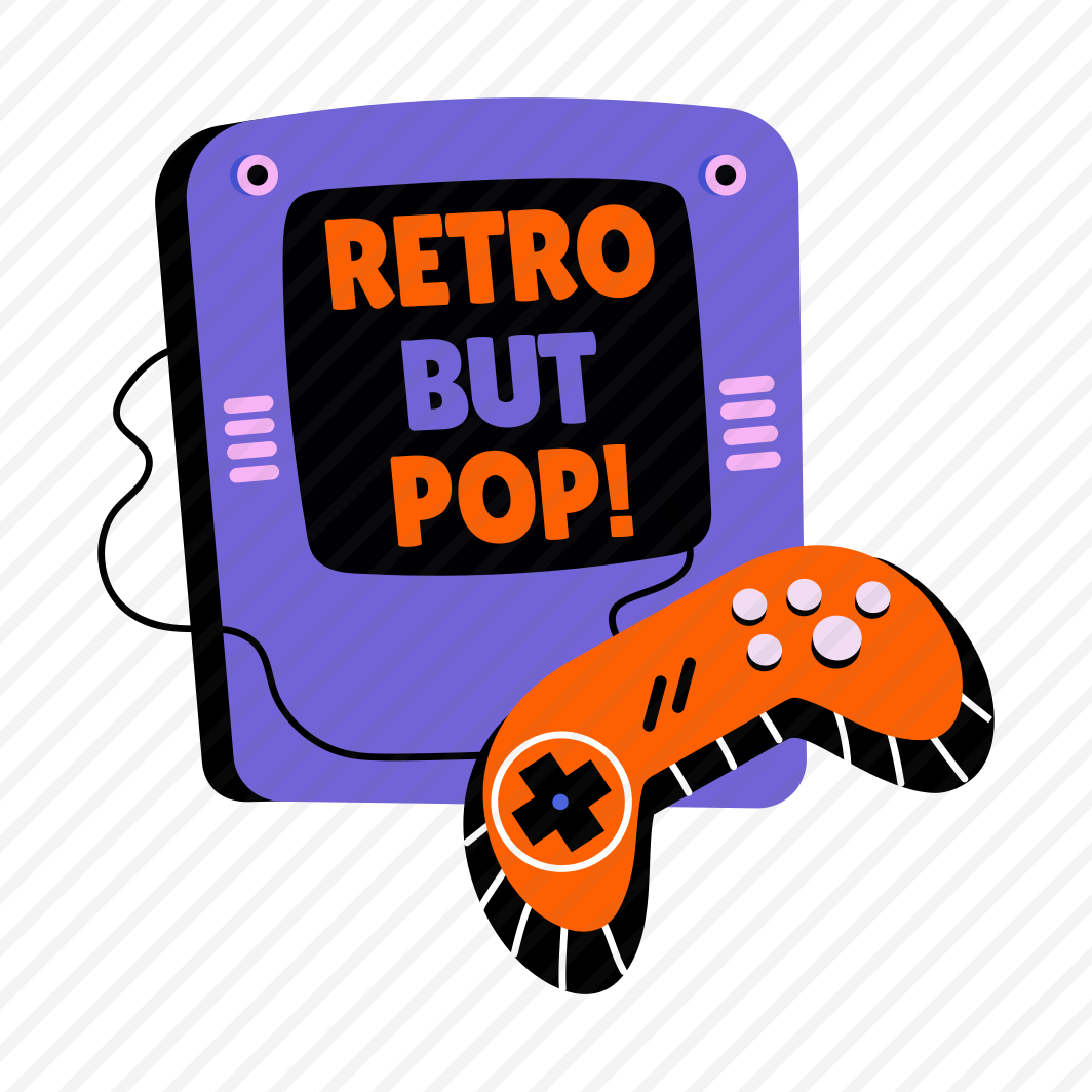 Joypad Game, Controllers, Joystick, Gaming, Typography, preview