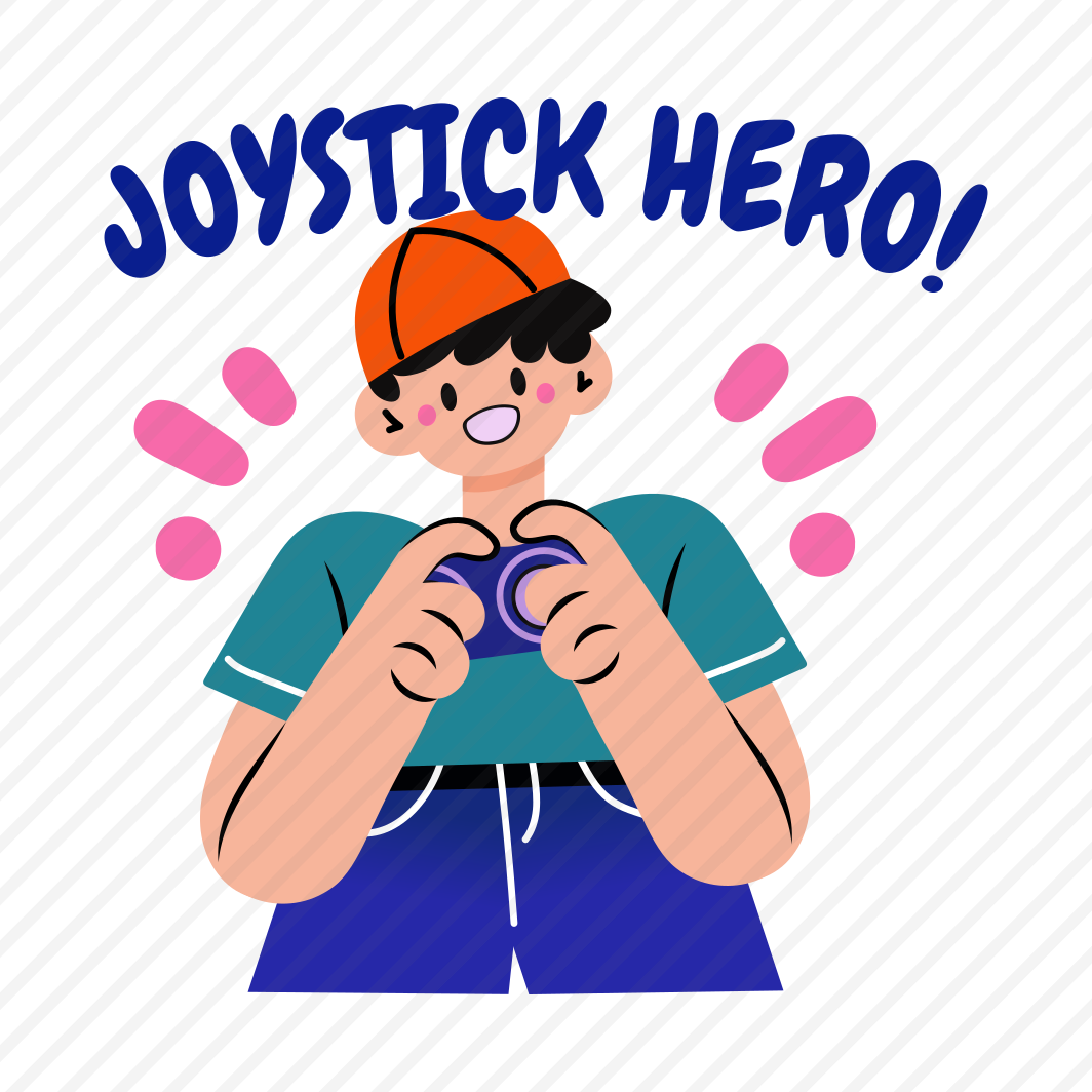 Joystick Gamer, Controller, Gamepad, Playing, Character preview
