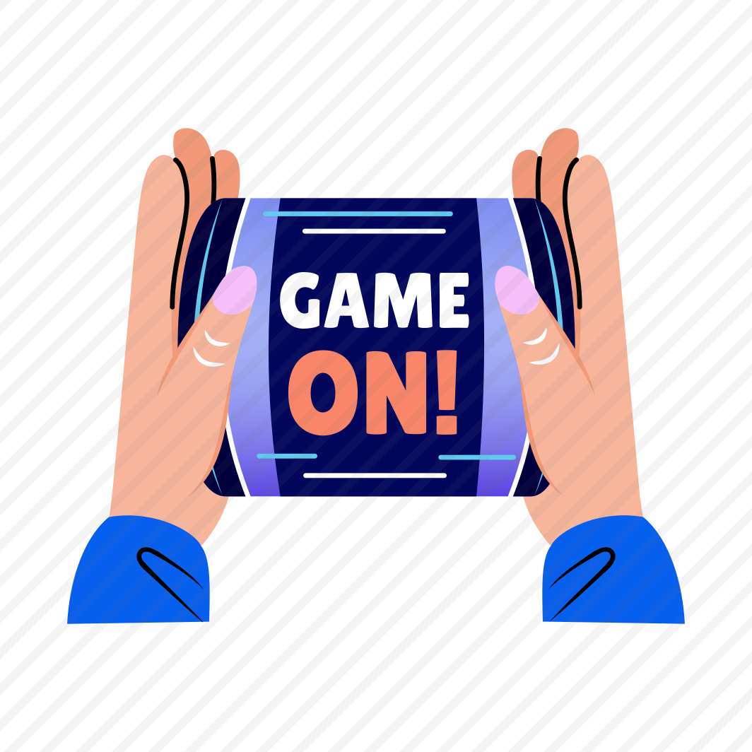 Mobile Gaming, Mobile, Playing, Gaming, Typography, preview