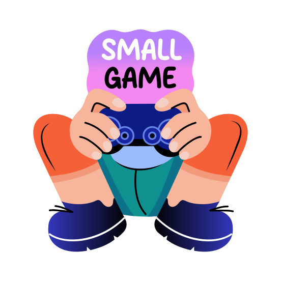 Quick Player, Controllers, Gaming, Character, Typography, illustration