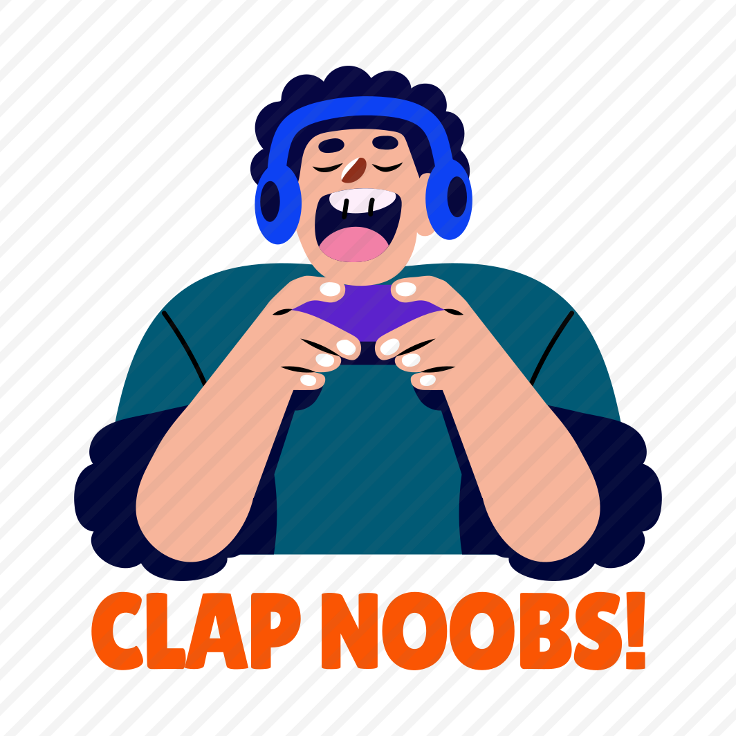 Screaming, Playing, Gamepad, Character, Typography preview