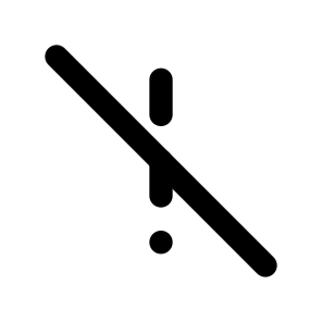 Exclamation Mark Off preview