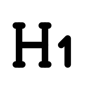 H One Heading One preview