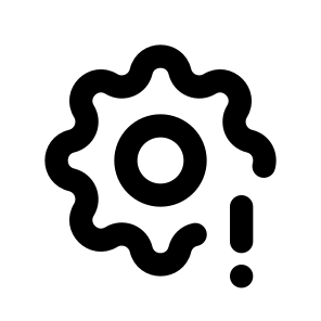 Settings Exclamation preview