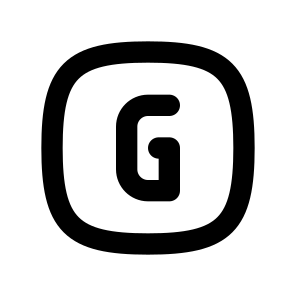 Square Rounded Letter G preview