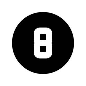 Circle Eight Filled preview