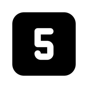 Square Five Filled preview